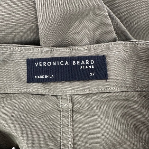 Veronica Beard Arya Straight Pants Paint Splatter Clover - Picture 5 of 7